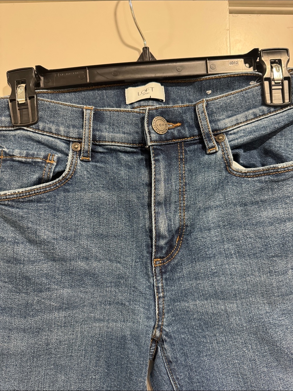 LOFT Men's Light Blue Straight-Leg Jeans